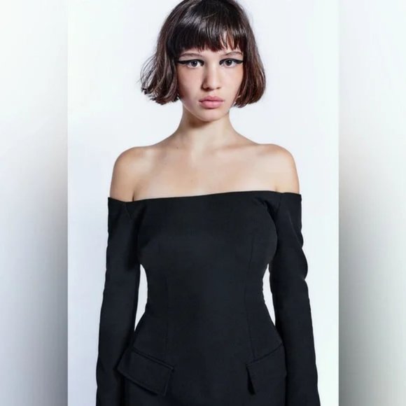 ZARA OFF THE SHOULDER DRESS LIMITED EDITION - Picture 3 of 6